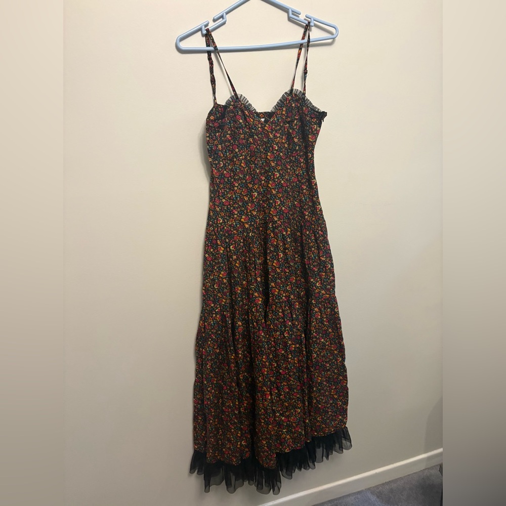 Floral Spaghetti Strap Dress